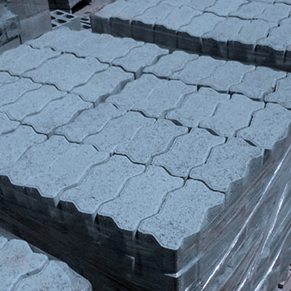 um pallet de paver maciço